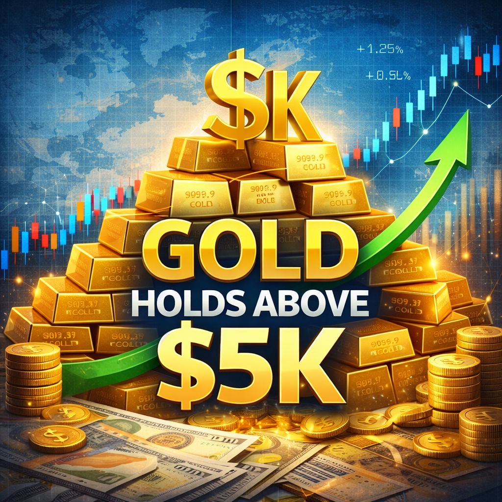 Analisis Emas Bertahan di Atas $5.000, Geopolitik Jadi “Pemicu” - Data Pasar 2026-02-20