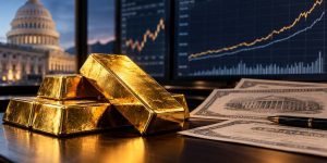 Emas Bertahan Tipis, Yield Tinggi Masih Jadi Tekanan
